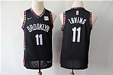 Nets 11 Kyrie Irving Black Youth City Edition Nike Swingman Jersey,baseball caps,new era cap wholesale,wholesale hats